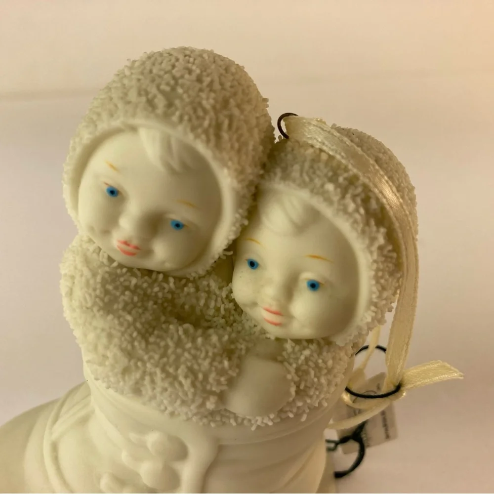 Dept 56 SnowBabies “Nine, Ten, You’re My Best Friend”Ornament Figurine 1998  VTG